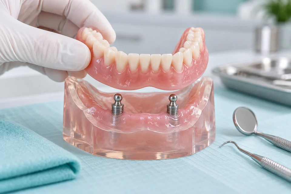 Implant-supported overdentures